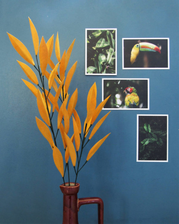 L'atelier inattendu - Bouquet de feuillages Népal jaune
