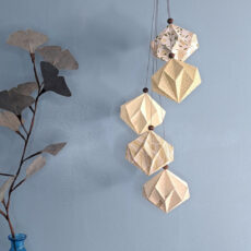 Grappe de pampilles en origami
